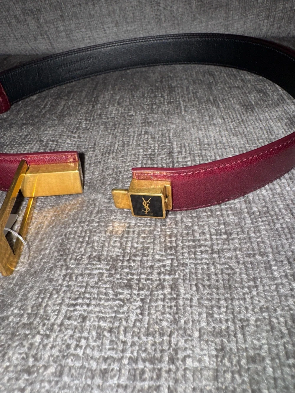 Saint Laurent Charniere belt